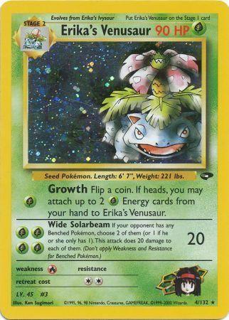 Erika's Venusaur 004 [Gym Challenge]  - Unlimited Holofoil