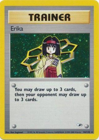 Erika (16) (16) 016 [Gym Heroes]  - Unlimited Holofoil