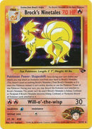 Brock's Ninetales 003/132 [Gym Challenge]  - Unlimited Holofoil