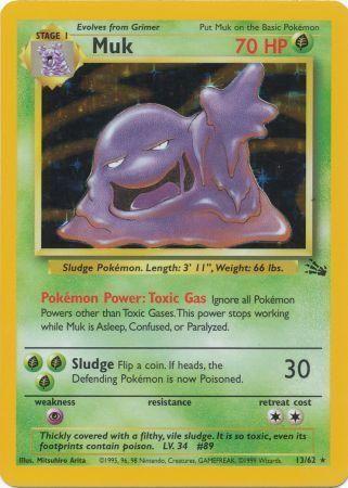Muk (13) (13) 013 [Fossil]  - Unlimited Holofoil