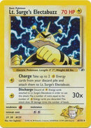 Lt. Surge's Electabuzz (6) (6) 006  - Unlimited Holofoil Gym Heroes - Holo Rare