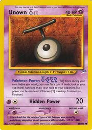 Unown [T] (88/105) [Neo Destiny Unlimited]