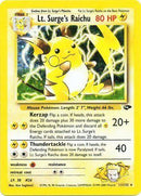 Lt. Surge's Raichu 011 [Gym Challenge]  - Unlimited Holofoil