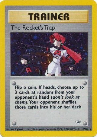 The Rocket's Trap 019 [Gym Heroes]  - Unlimited Holofoil