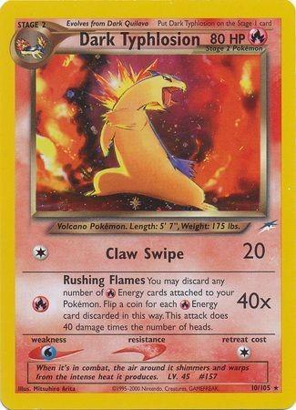 Dark Typhlosion 010 [Neo Destiny]  - Unlimited Holofoil