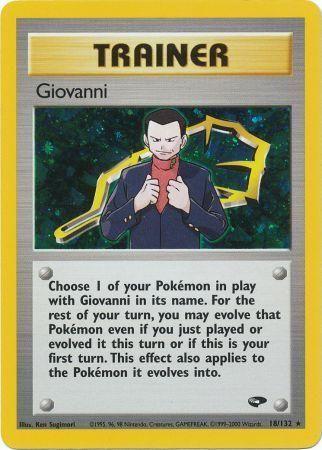 Giovanni (18) [Gym Challenge]  - Unlimited Holofoil