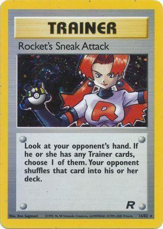 Rocket's Sneak Attack (16) (16) 016 [Team Rocket]  - Unlimited Holofoil