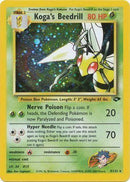 Koga's Beedrill 009 [Gym Challenge]  - Unlimited Holofoil