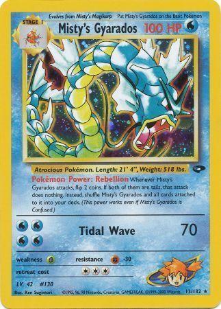 Misty's Gyarados 013 [Gym Challenge]  - Unlimited Holofoil