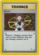 Brock (15) (15) 015  - Unlimited Holofoil Gym Heroes - Holo Rare
