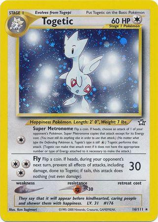 Togetic 016 [Neo Genesis]  - Unlimited Holofoil