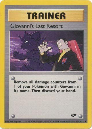 Giovanni's Last Resort (105/132) [Gym Challenge Unlimited]