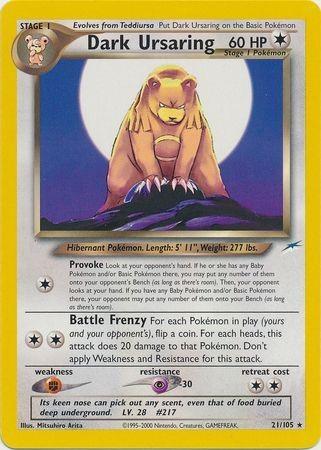 Dark Ursaring (21/105) [Neo Destiny Unlimited]