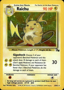 Raichu (14) (14) 014 [Fossil]  - Unlimited Holofoil