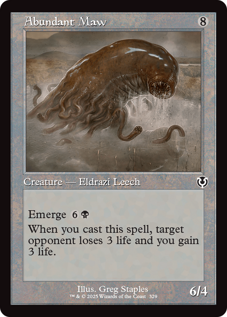 Abundant Maw (Retro Frame) - Innistrad Remastered