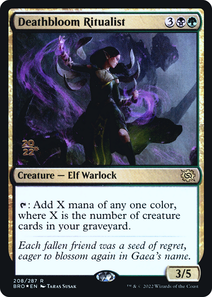 Deathbloom Ritualist - The Brothers' War Promos Foil
