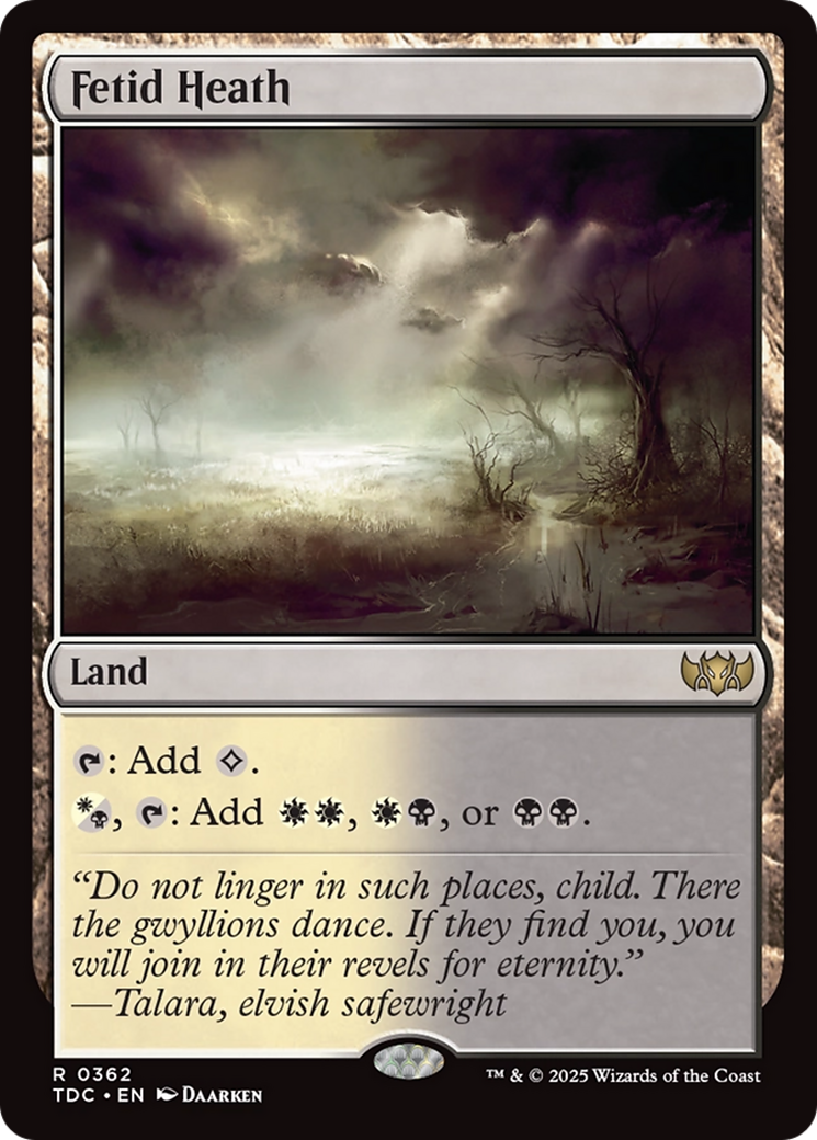 Fetid Heath [Commander: Tarkir: Dragonstorm]