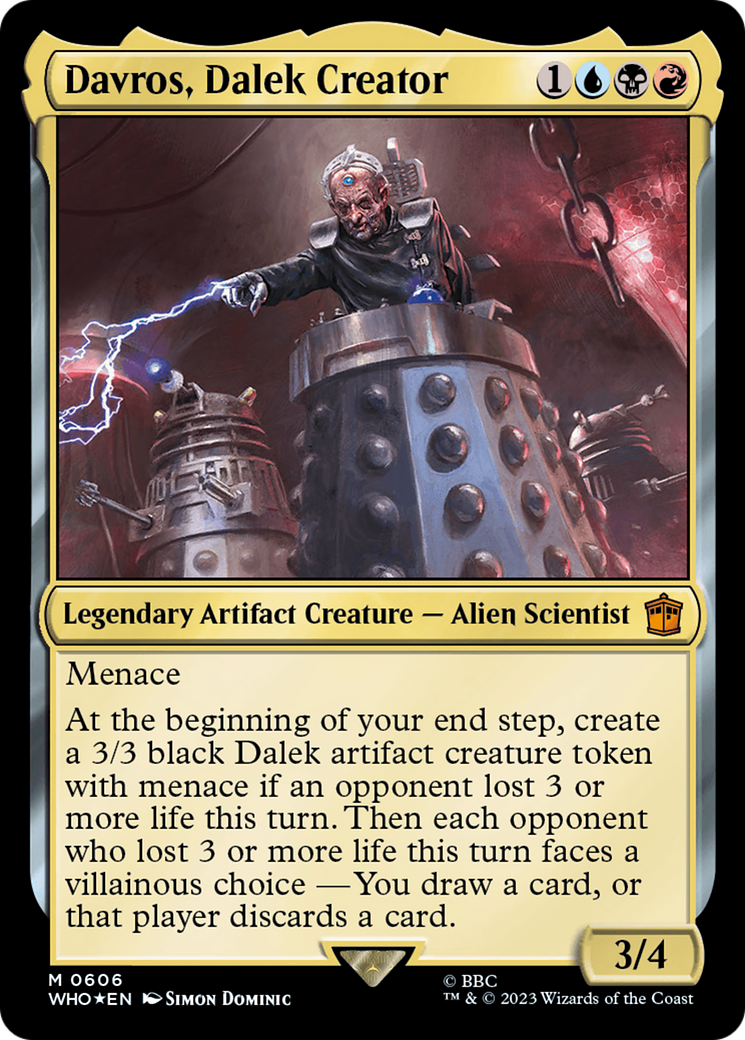 Davros, Dalek Creator (Surge Foil) [Doctor Who] Foil