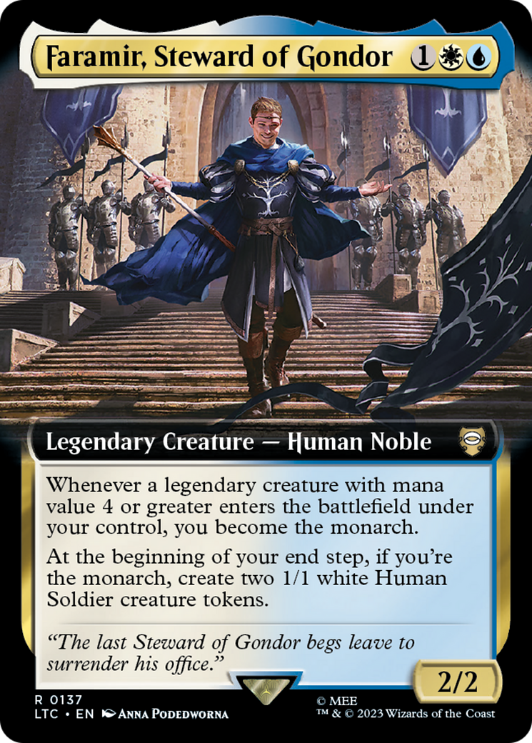 Faramir, Steward of Gondor (Extended Art): (Extended Art) [Tales of Middle-earth Commander]