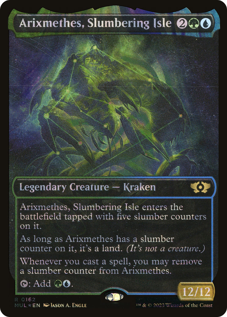 Arixmethes, Slumbering Isle (Halo Foil) - Multiverse Legends: (Showcase) Foil
