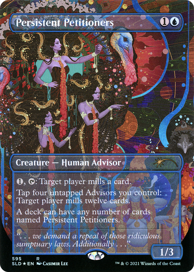 Persistent Petitioners (595) [Secret Lair Drop] (Borderless) Foil