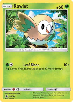 Rowlet - SM153 [SM Promos] - Holofoil