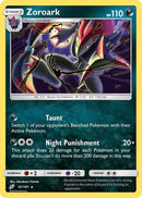 Zoroark 091  - Reverse Holofoil SM  Team Up - Holo Rare