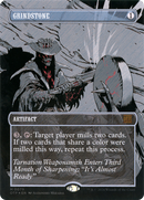 Grindstone (Textured Foil) (Borderless) [Breaking News] Foil