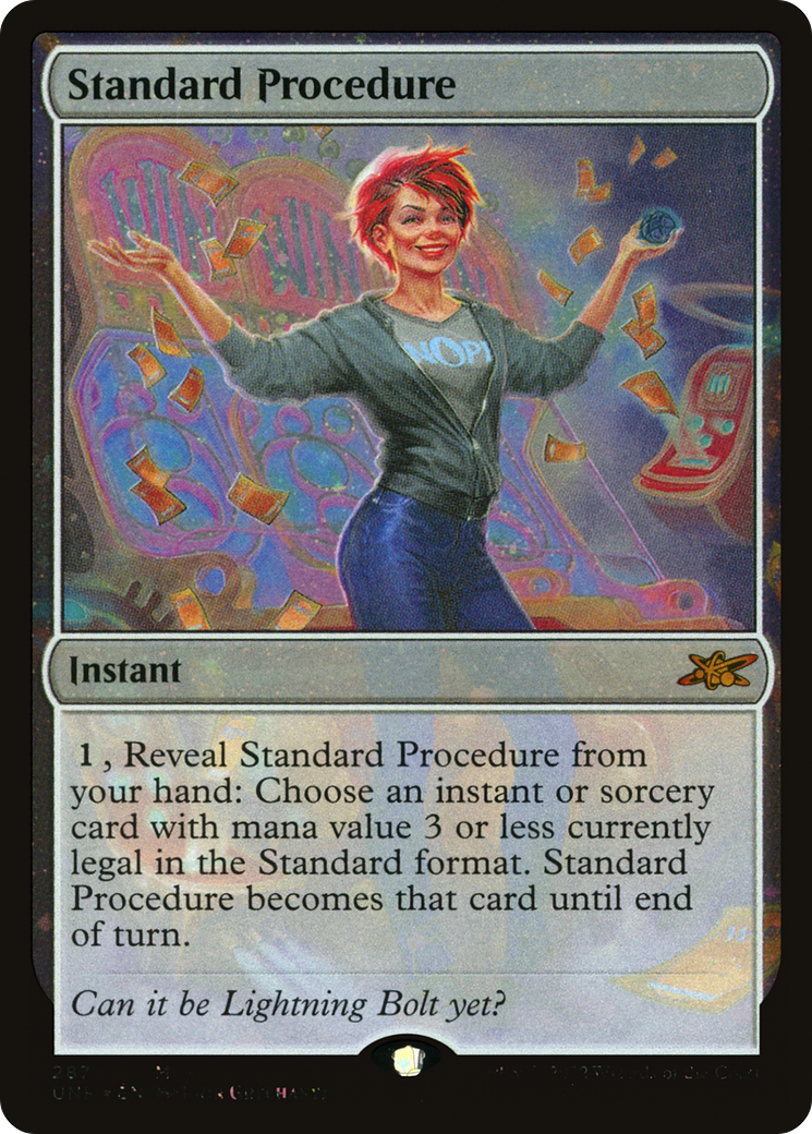 Standard Procedure (Galaxy Foil) - [Unfinity] Foil