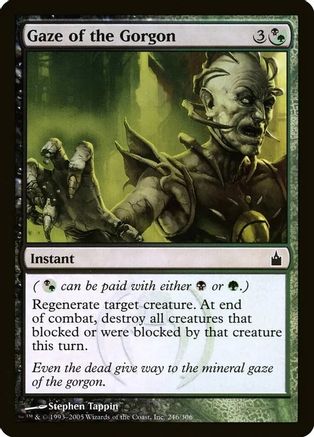 Gaze of the Gorgon (Ravnica: City of Guilds) [Oversize Cards]