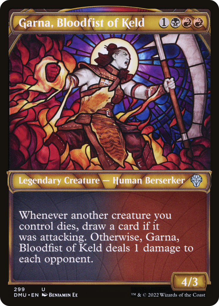 Garna, Bloodfist of Keld (Showcase): (Showcase) [Dominaria United]
