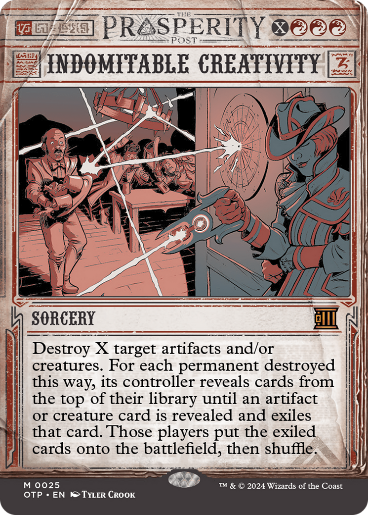 Indomitable Creativity: (Showcase) (Borderless) [Breaking News]