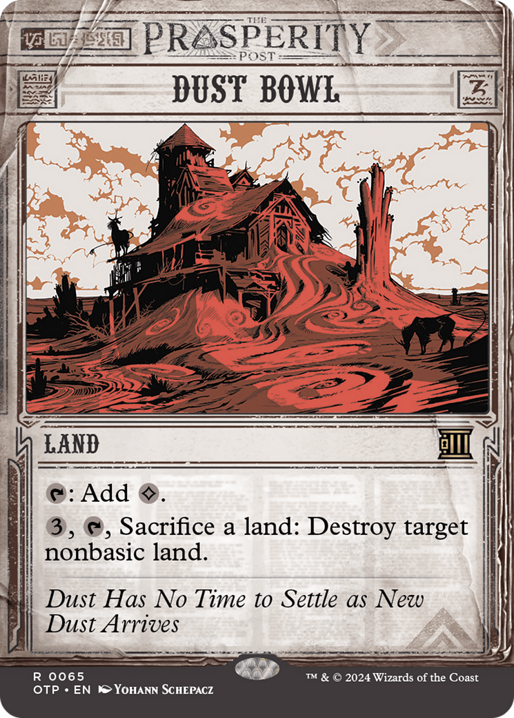 Dust Bowl: (Showcase) (Borderless) [Breaking News]