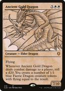 Ancient Gold Dragon (Showcase) - Commander Legends: Battle for Baldur's Gate: (Showcase)