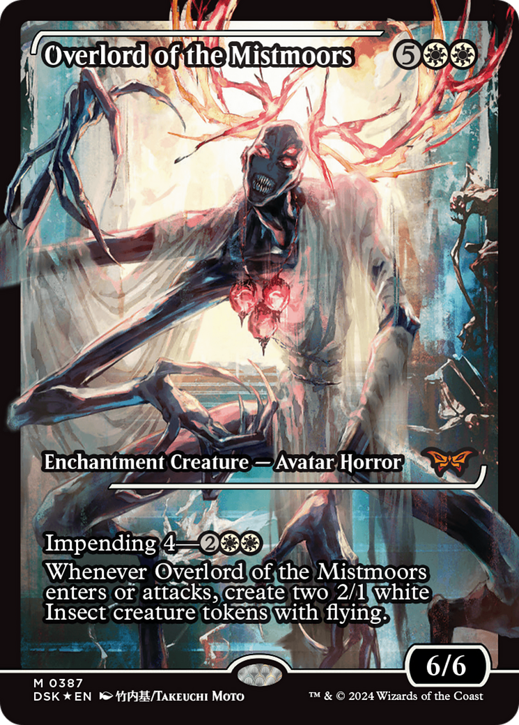 Overlord of the Mistmoors (Showcase) [Duskmourn: House of Horror]: (Showcase) Foil