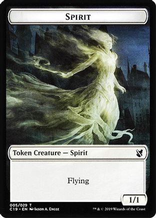 Spirit // Human Double-Sided Token [Commander 2019]