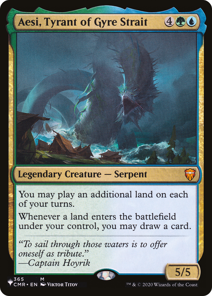 Aesi, Tyrant of Gyre Strait - The List