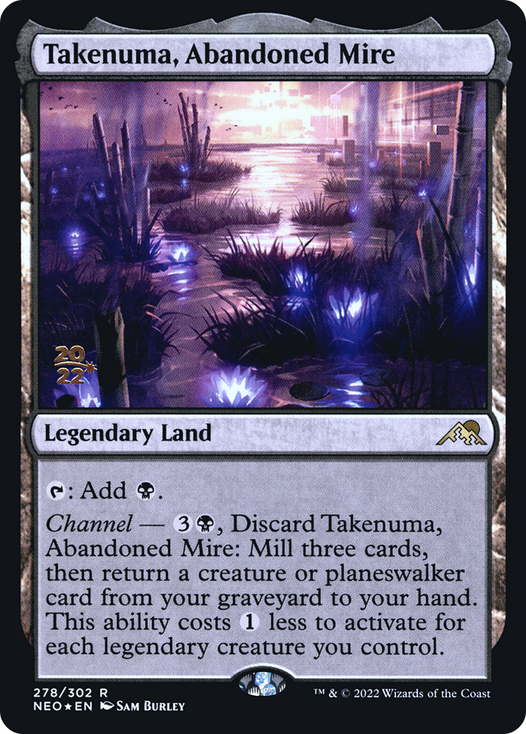 Takenuma, Abandoned Mire - [Kamigawa: Neon Dynasty Promos] Foil