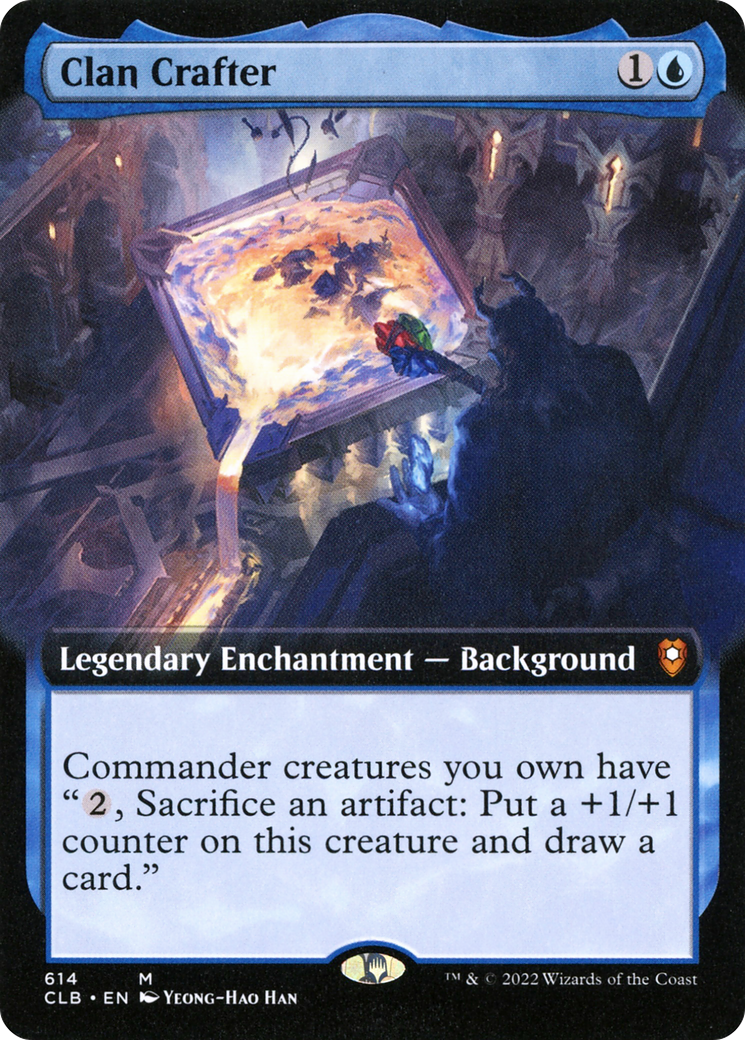 Clan Crafter (Extended Art): (Extended Art) [Commander Legends: Battle for Baldur's Gate]