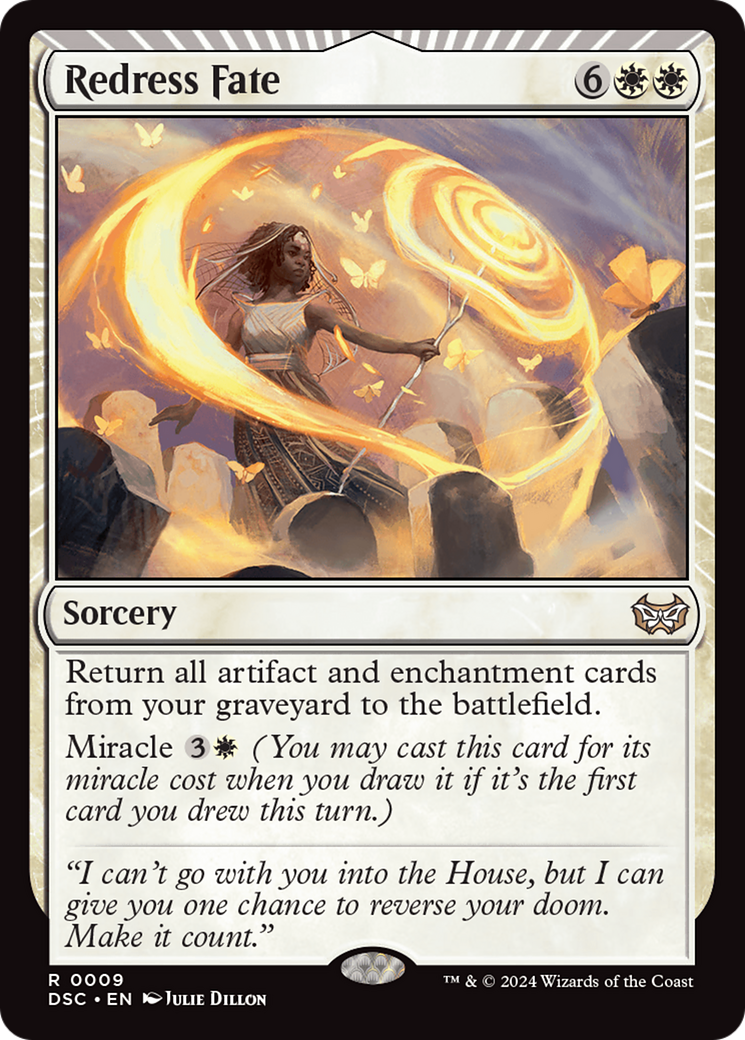 Redress Fate [Duskmourn: House of Horror Commander]: (miracle)