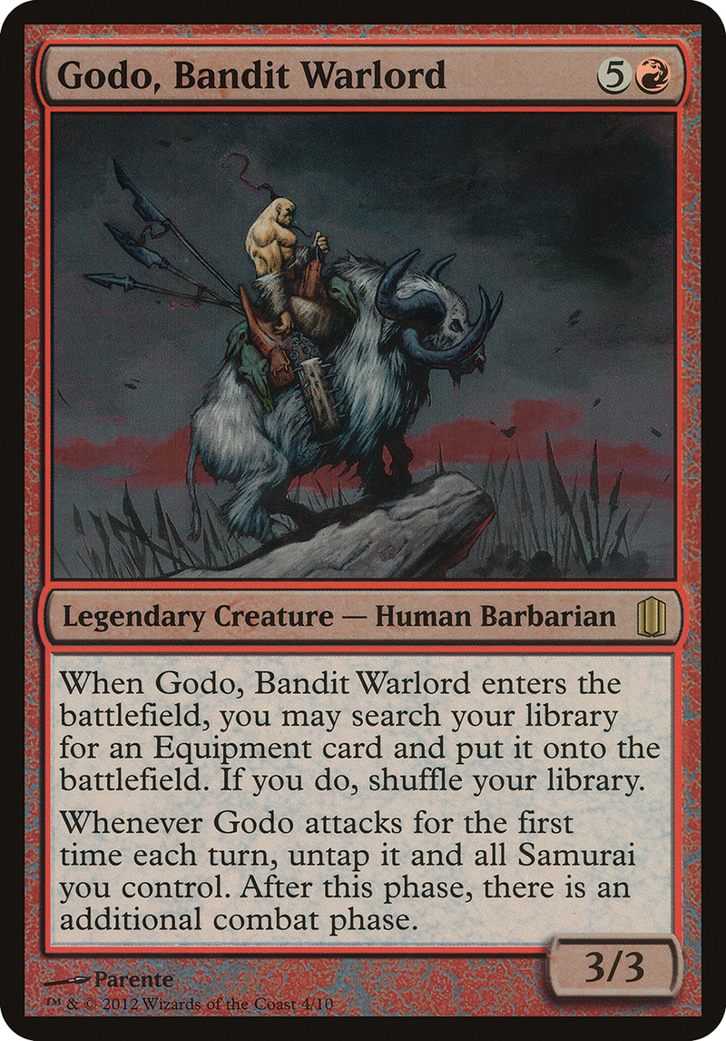 Godo, Bandit Warlord (Commander's Arsenal) [Commander's Arsenal Oversized] Foil