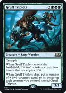 Gruff Triplets [Wilds of Eldraine Promos] Foil