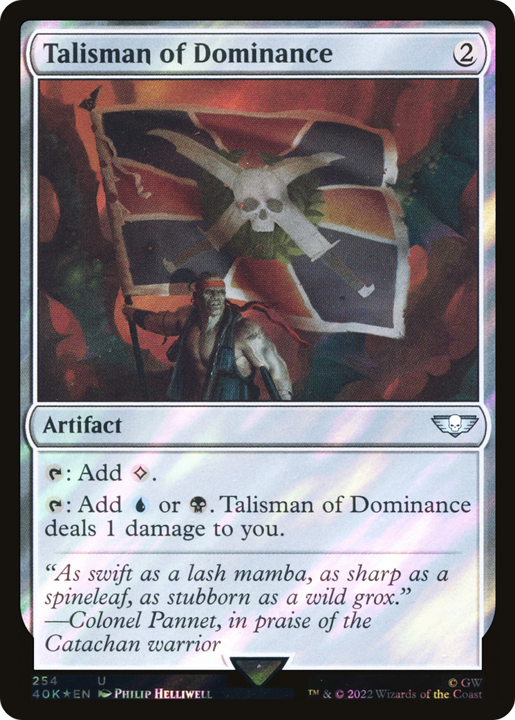 Talisman of Dominance (254) (Surge Foil) - [Warhammer 40,000 Commander] Foil