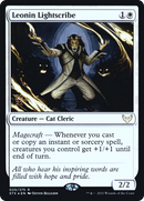 Leonin Lightscribe [Strixhaven: School of Mages Prerelease Promos]
