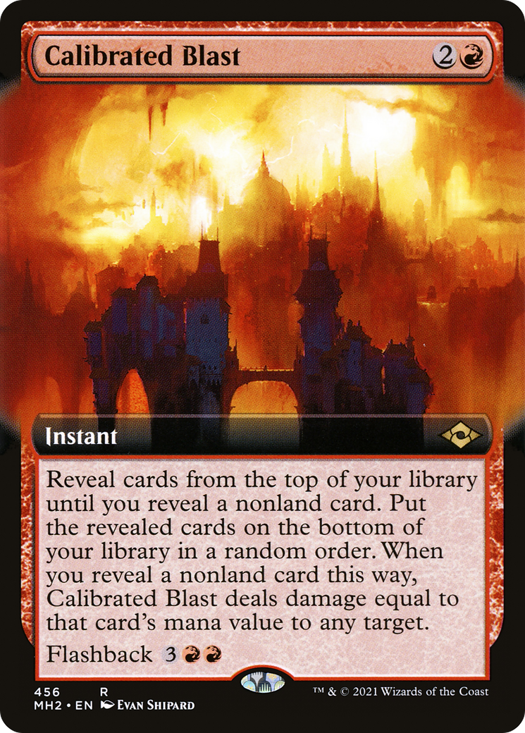 Calibrated Blast (Extended Art) - Modern Horizons 2: (Extended Art)