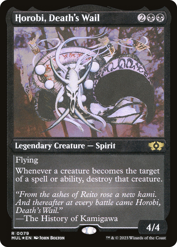 Horobi, Death's Wail (Foil Etched) [Multiverse Legends] Foil