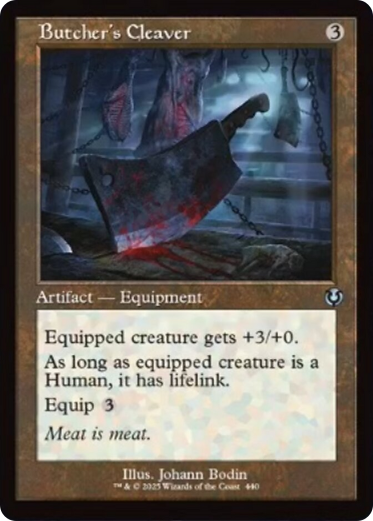 Butcher's Cleaver (Retro Frame) [Innistrad Remastered]