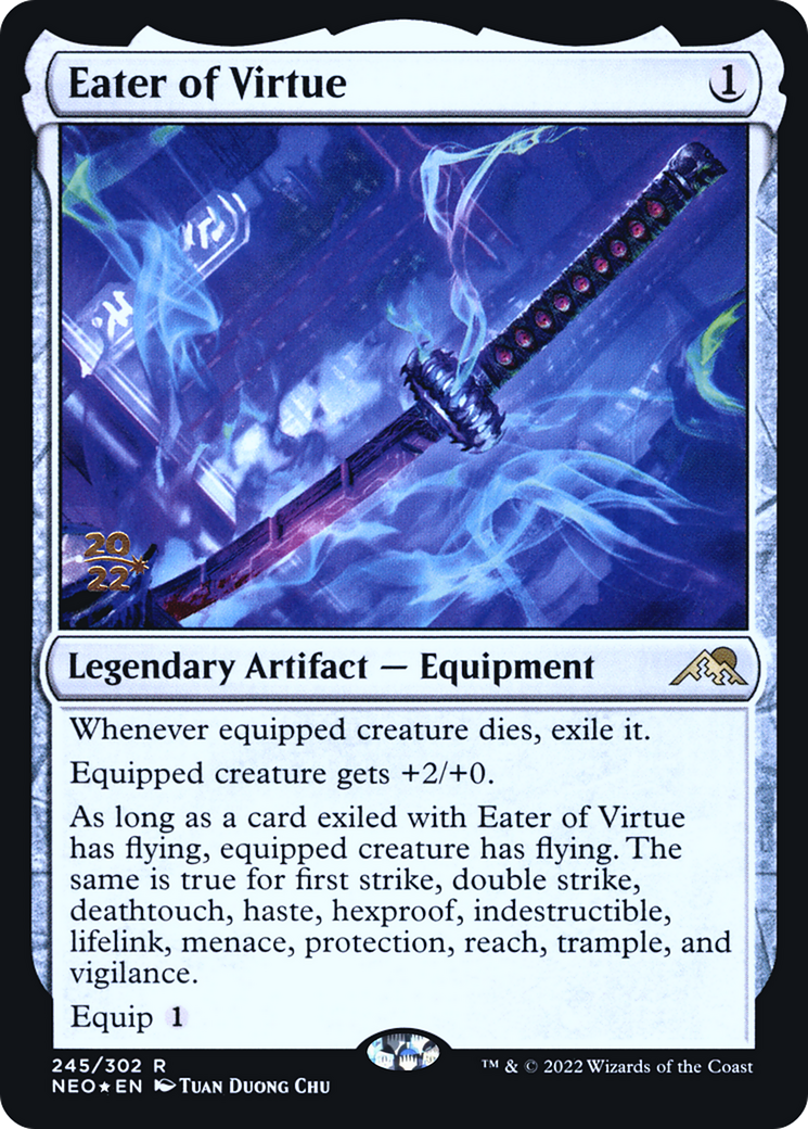 Eater of Virtue [Kamigawa: Neon Dynasty Promos] Foil