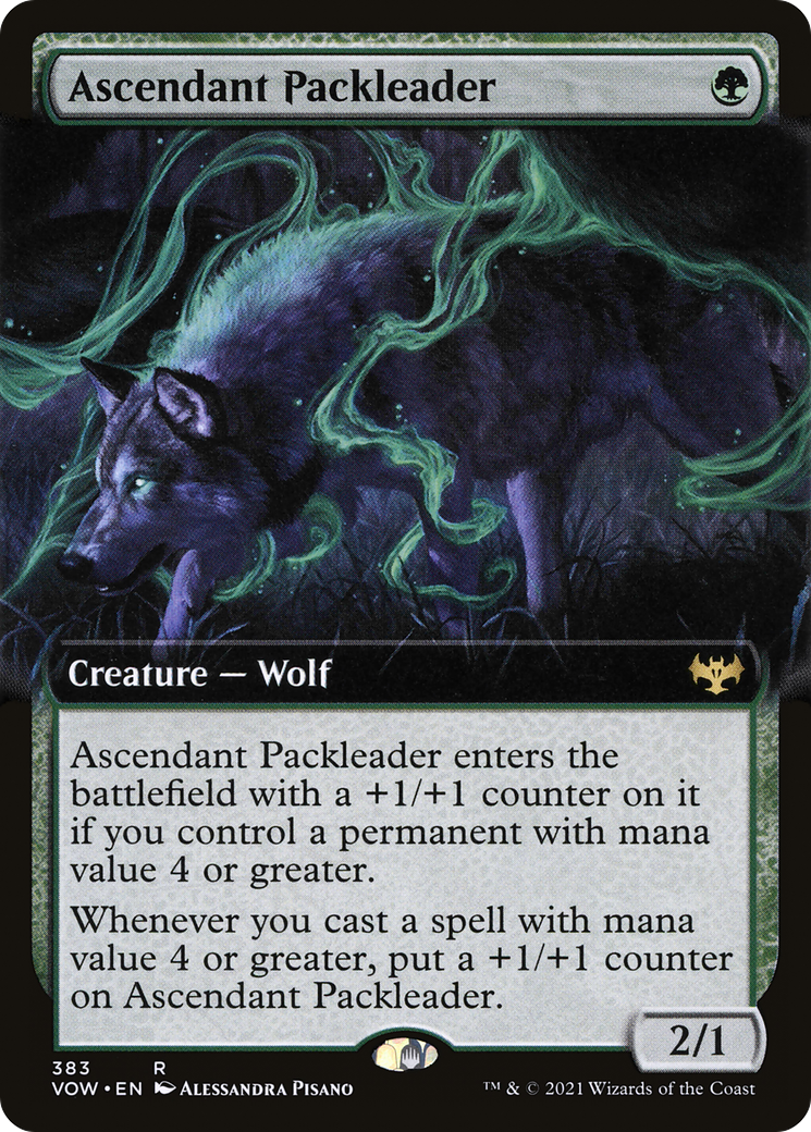 Ascendant Packleader (Extended Art) - Innistrad: Crimson Vow: (Extended Art)