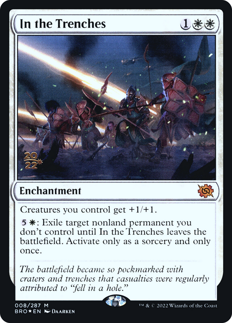 In the Trenches [The Brothers' War Promos] Foil